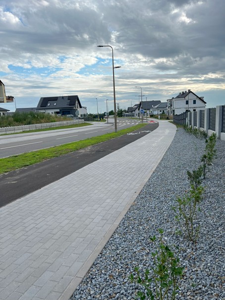 Budowa infrastruktury drogowej służącej rozwojowi strefy przemysłowej w Świdnicy – ulica Sudecka, Pogodna.